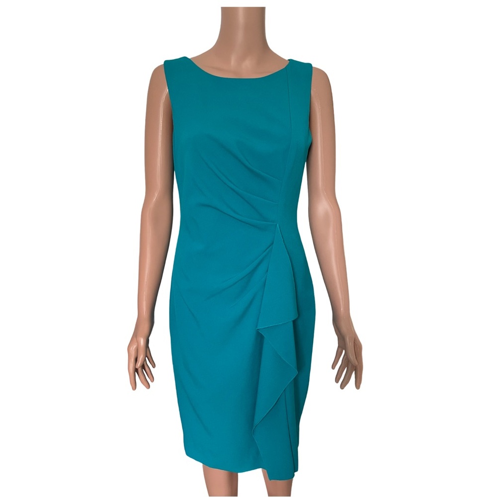 CALVIN KLEIN blue dress.